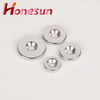  Super Strong Disc Rare Earth Magnets with Screw Hole Custom Neodymium Magnets with Countersunk Hole N35 N42 N45 N50 N52 NdFeB Magnets 