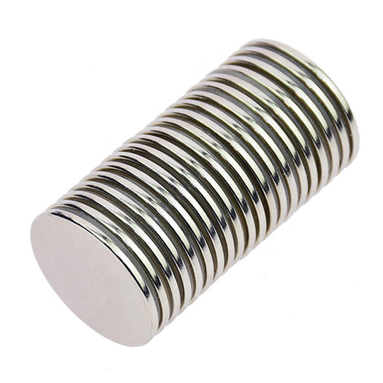 D6.5x1.58mm N45 Neodymium Round Plate Magnet For Speaker