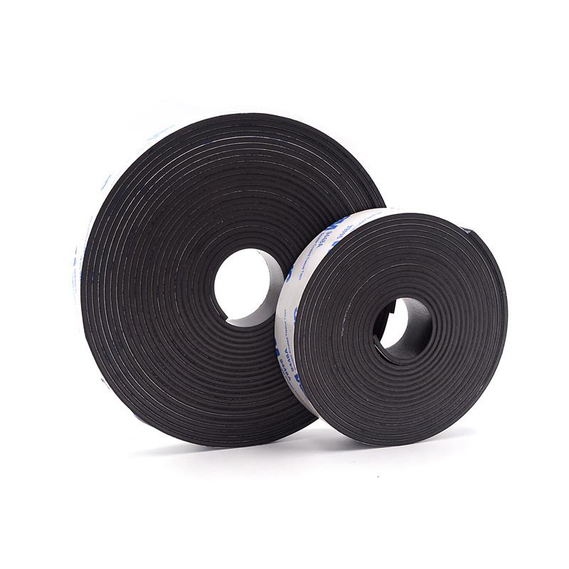 Soft Strong Rubber Magnet for Doors Flexible Magnetic Strip Self Adhesive Backing Magnetic Tape