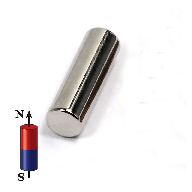 Custom N35 N42 N52 Strong Round Cylinder Magnets Bar Fast Delivery Rod Neodymium Magnet
