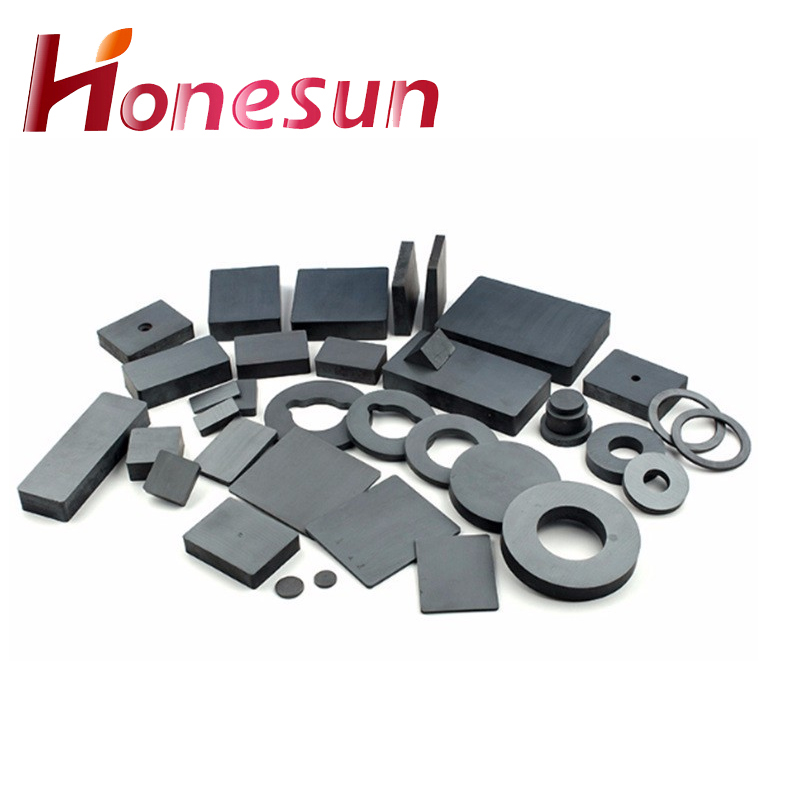 Arc Special Shape Black Ferrite Magnet for BLDC Motor Customized Low Price Ceramic Magnets