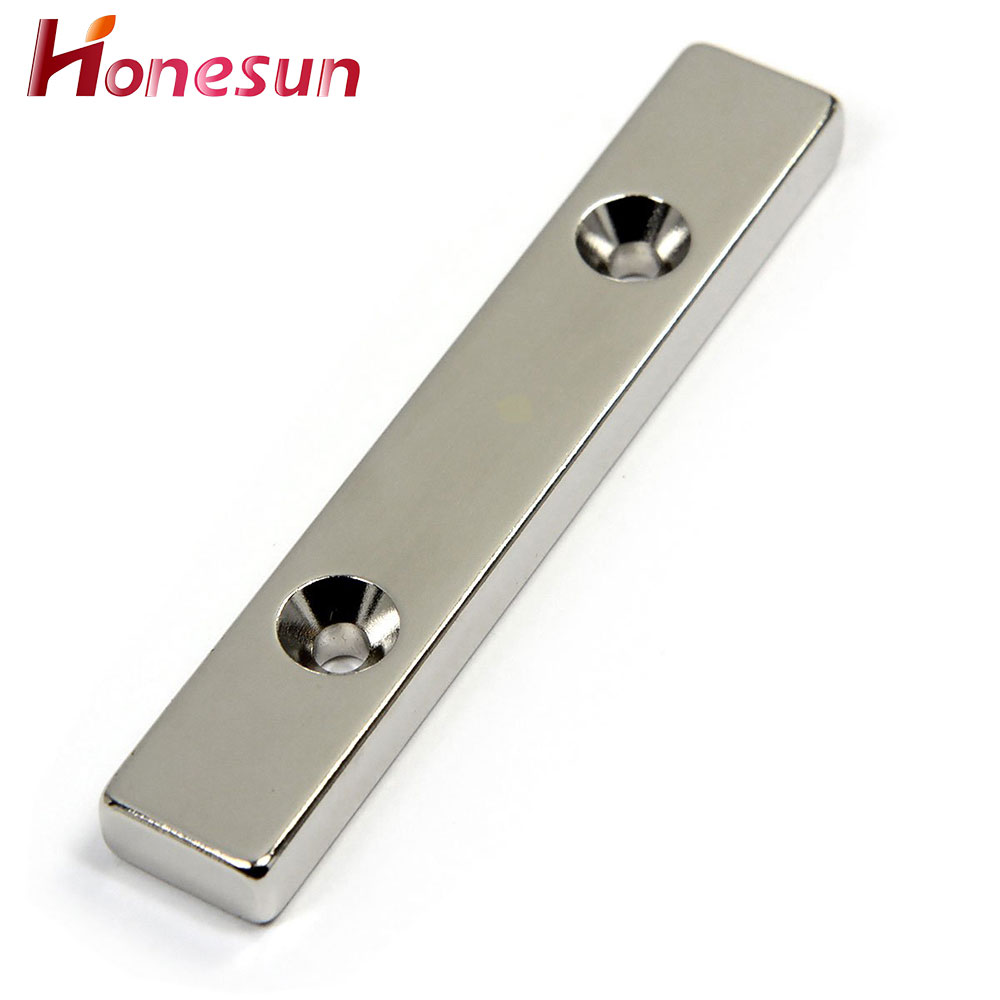 N52 Permanent Strong Block Magnet Neodymium with Countersink Hole